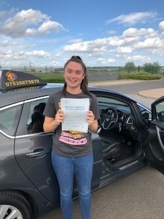 Fiona passes her driving test with Direct Drive Hub